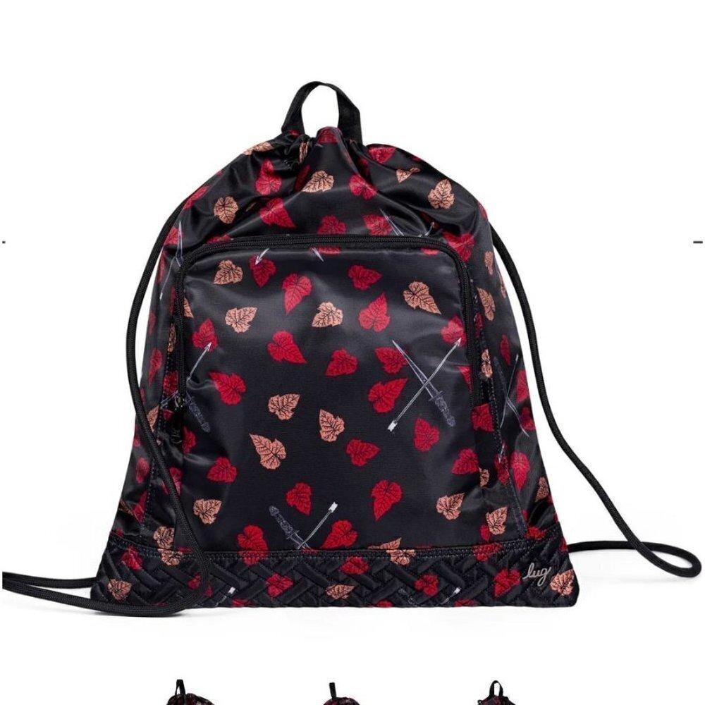Lug Jumping Jack Drawstring Backpack - Dagger Rose